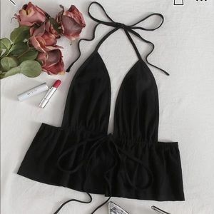Shein halter crop top